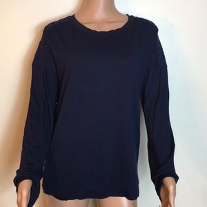 Hannah new blouse navy size L